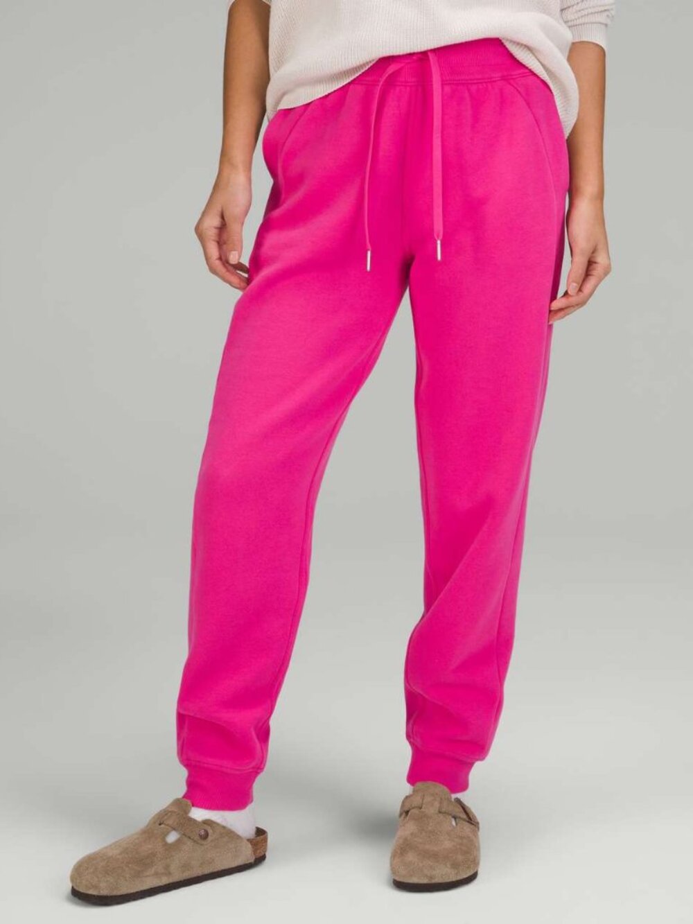 NWT Lululemon Scuba High-Rise Jogger *Full Length (Sonic Pink) - Size 8